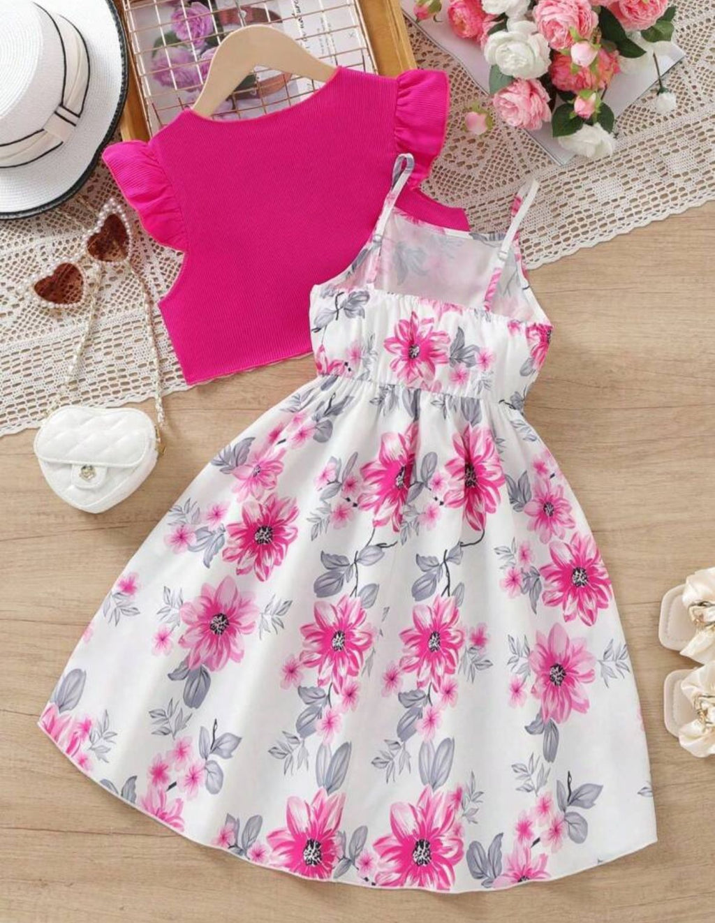 StyleBy AQ 2pcs/Set Teenage Girls Summer Outfit