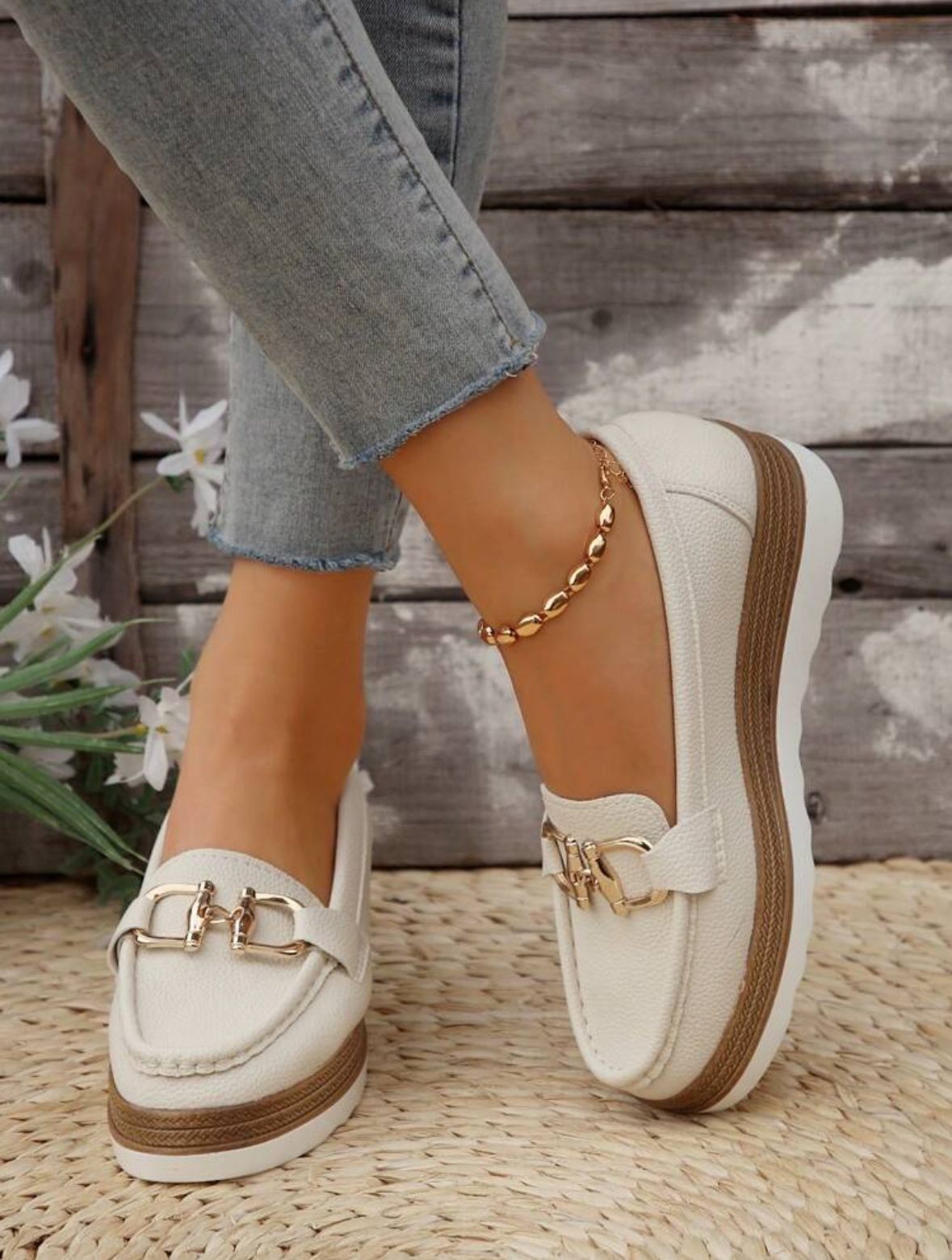 Comfortable Thick-Soled Slip-On Rocking Shoes