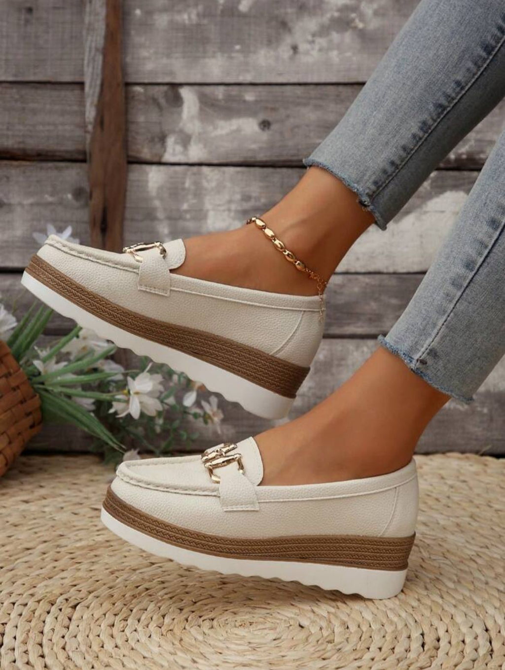 Comfortable Thick-Soled Slip-On Rocking Shoes