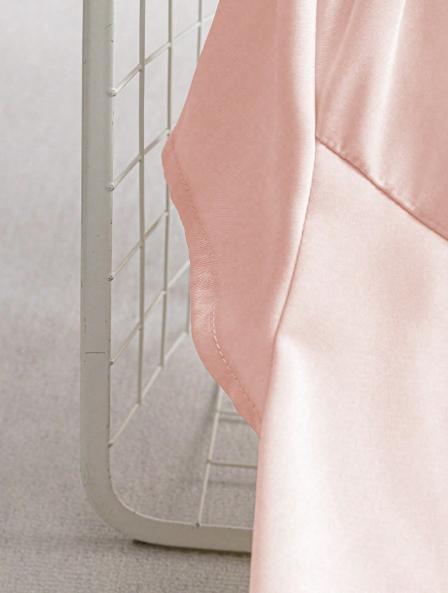 Fahionby Aq Women Summer Elegant Solid Color Waisted A-Line Dress