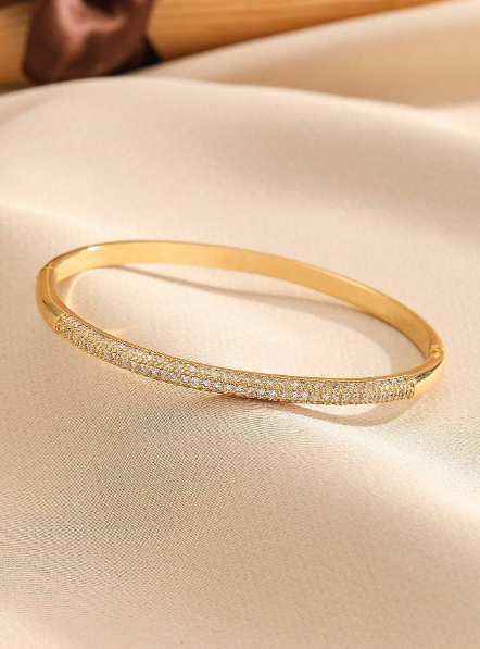 Zircon Geometric Round Shaped Operable Bracelet For Women